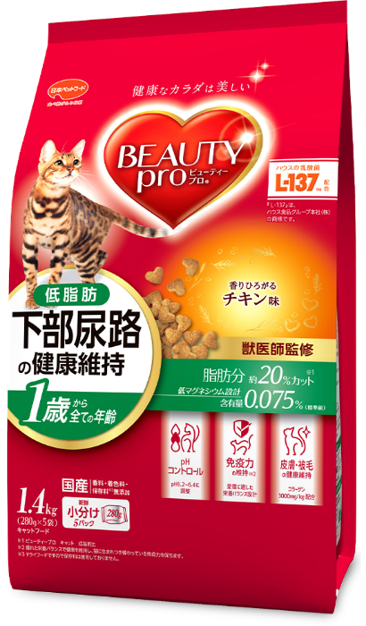 下部尿路の健康維持 低脂肪 1歳から チキン味