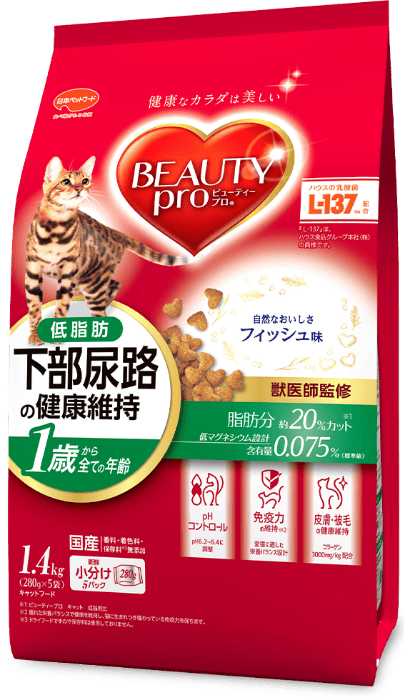 下部尿路の健康維持 低脂肪 1歳から フィッシュ味